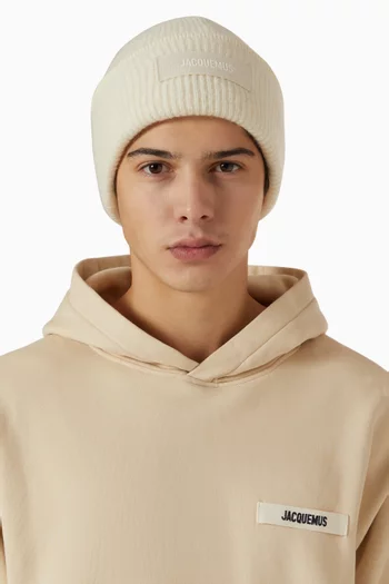 Le Bonnet Gros Grain Beanie in Wool-blend