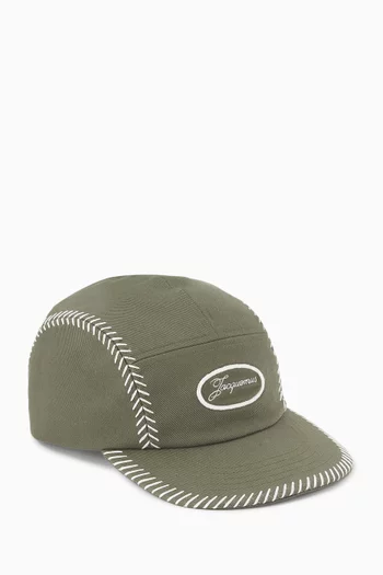 The Casco Baseball Cap in Cotton-canvas