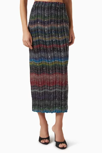 Sequin-embellished Skirt