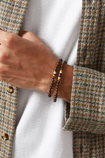 4mm Stone Double-wrap Bracelet