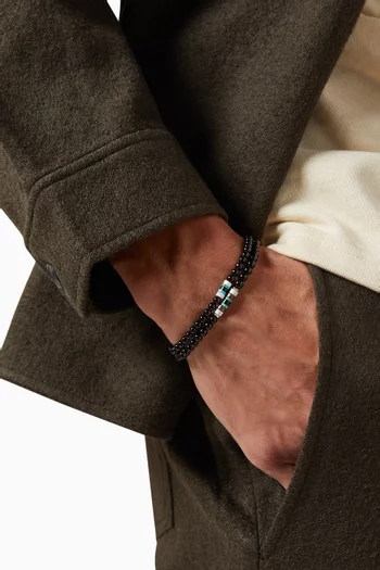 4mm Stone Double-wrap Bracelet