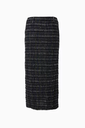 Sequin-embellished Skirt in Viscose-blend