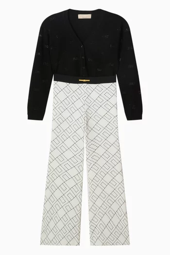 Logo Knit Cardigan