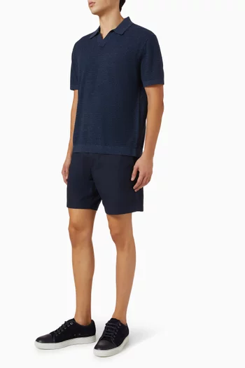 Brenan Polo Shirt in Pacific Linen