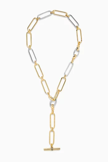 Theo 2.0 Necklace in 12kt Gold-plated Brass