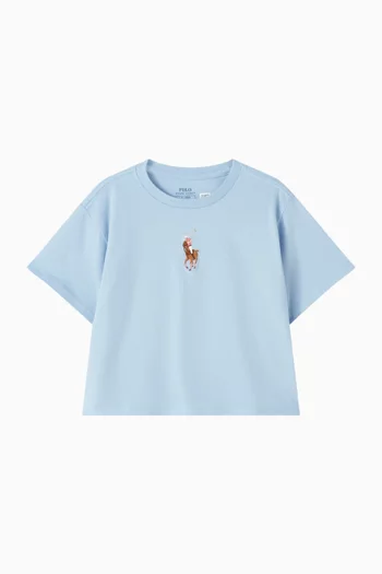 Pony Logo T-shirt in Cotton-jersey