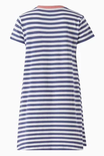 Logo Stripe Dress
