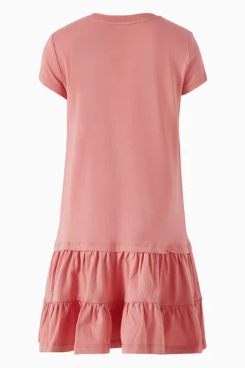 Bear Logo Ruffle Dress