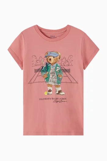 Bear Logo T-shirt in Cotton-jersey