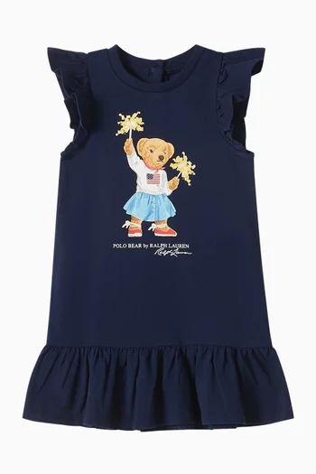 Polo Bear Dress Set in Cotton-jersey