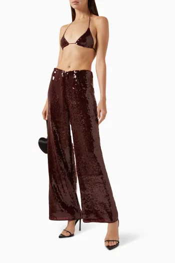 Marylin Sequin-embellished Pants