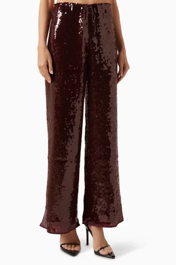 Marylin Sequin-embellished Pants
