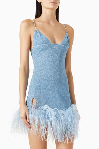 Lumière Plumage Mini Dress