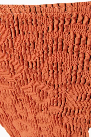 قطعة بيكيني سفلية سين بنقشة جلد الفهد