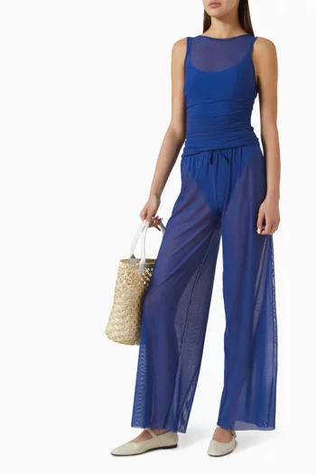 Riley Sheer Pants in Mesh