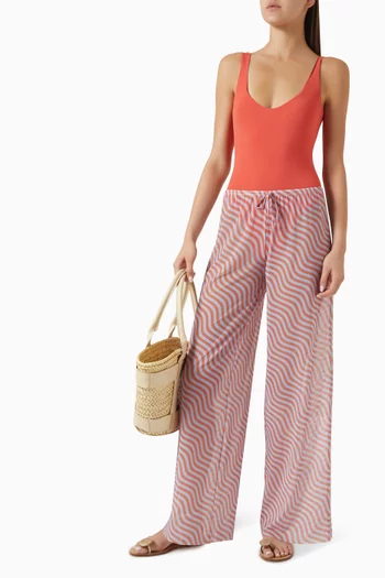 Riley Sheer Pants in Mesh