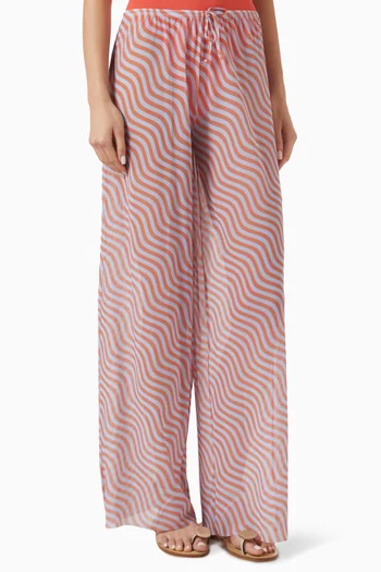 Riley Sheer Pants in Mesh