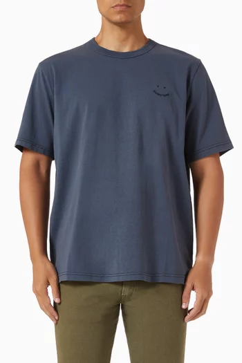 Happy Logo T-shirt in Cotton