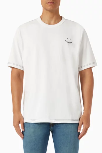 Happy Logo T-shirt in Cotton