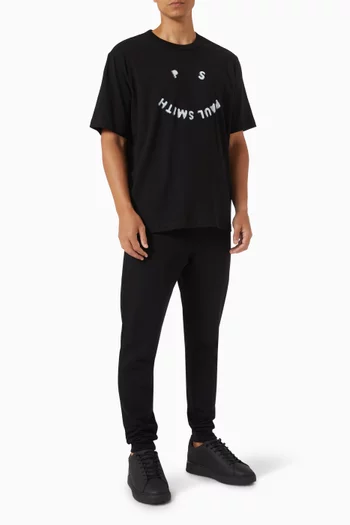 Happy Logo T-shirt in Organic Cotton