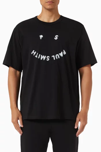 Happy Logo T-shirt in Organic Cotton