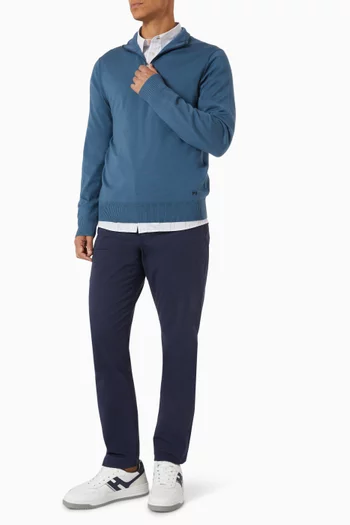 Half-zip Sweater in Merino Wool