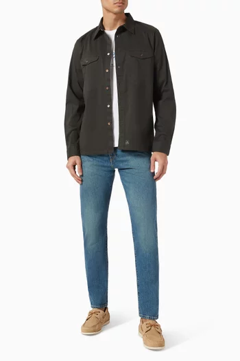Tapered-leg Jeans in Organic Cotton Denim