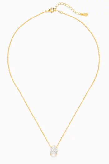 Infinity Necklace in 18kt Gold-plated Sterling Silver