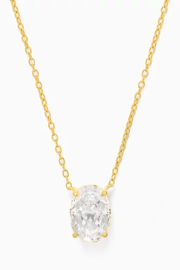 Infinity Necklace in 18kt Gold-plated Sterling Silver