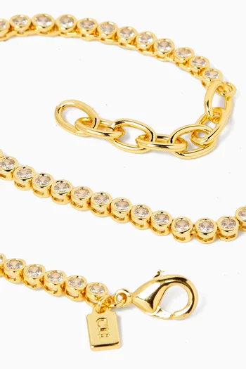 Eternal Necklace in 18kt Gold-plated Brass