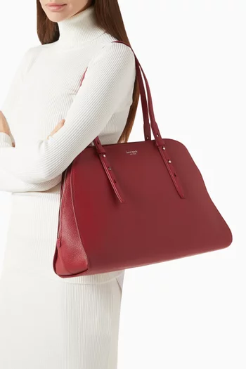 حقيبة ميز جلد