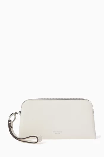 حافظة بسحّاب جلد