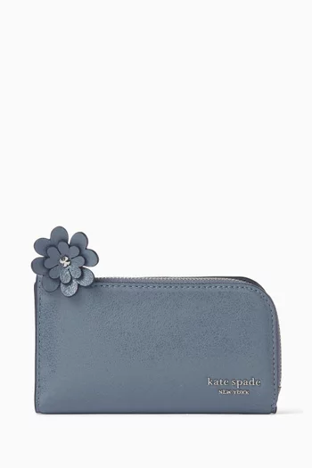 Small Devin Bifold Wallet in Glazed Leather