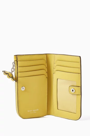 Small Devin Bifold Wallet in Leather