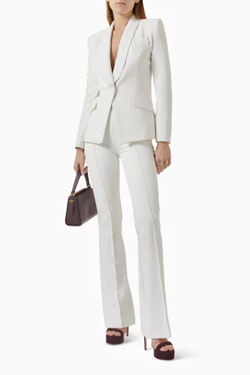 Tailored Suit Set in Double-crepe