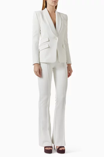 Tailored Suit Set in Double-crepe