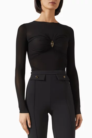 Drape Bodysuit in Viscose