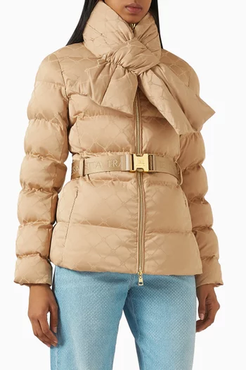 Padded Puffer Down Jacket in Nylon