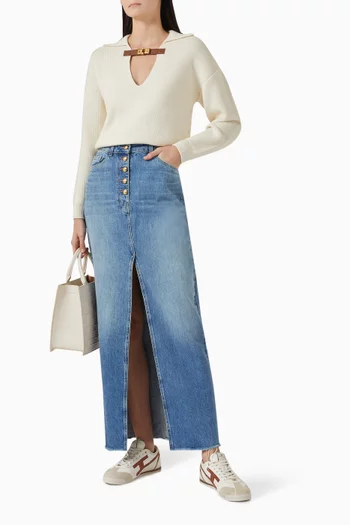 Jewel Logo Top Sweater in Knit