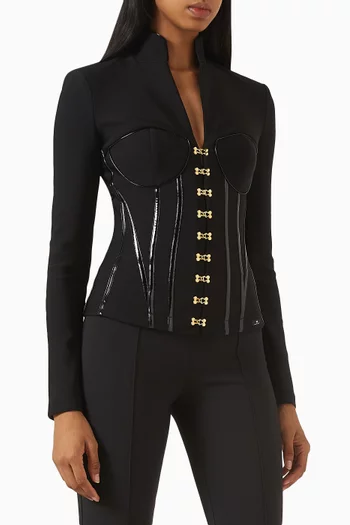 Corset Jacket in Neoprene
