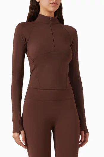 بلوزة ألتيميت بسحّاب قصير