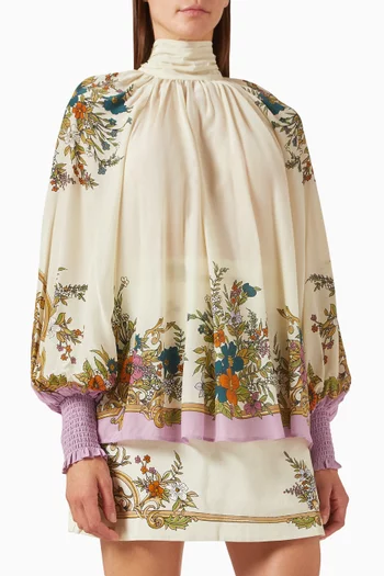 Antoinette Blouse in Viscose-silk