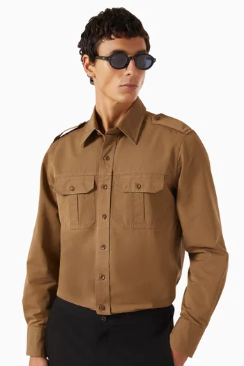 Jace Oval Sunglasses in Acetate