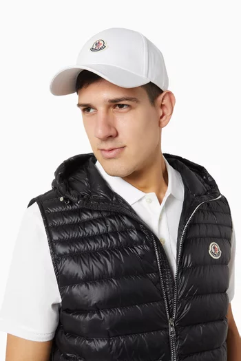 Logo-patch Baseball Cap in Canvas