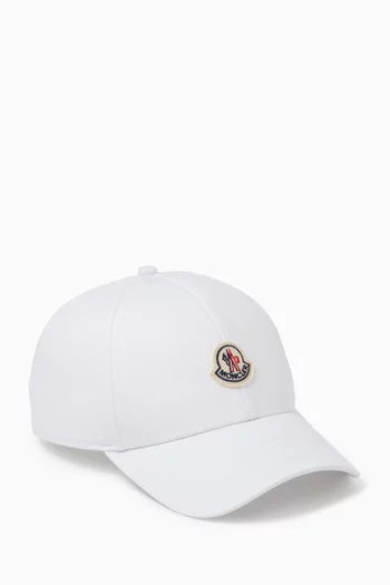 Logo-patch Baseball Cap in Canvas