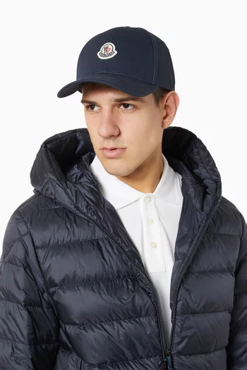 Logo-patch Baseball Cap in Canvas