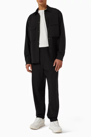 Patch Pocket Shirt in Technical Twill