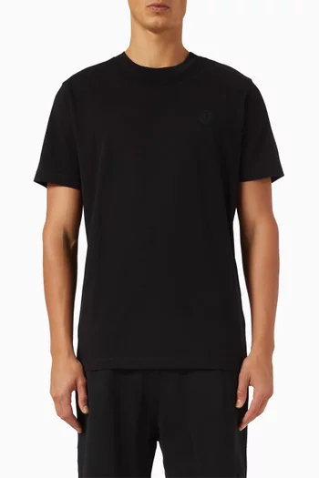 Logo Patch T-shirt in Cotton