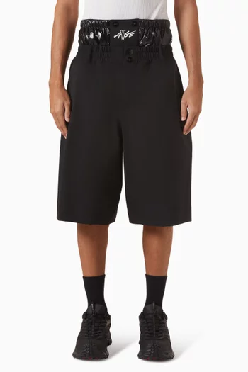 x A$AP Rocky Logo Print Shorts