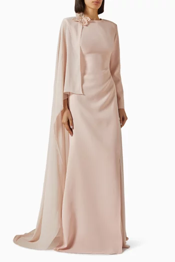 Arin Gown in Crepe